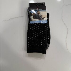 BRAND NEW CUDDL DUDS  WOMEN'S LEG LAYERING CREW SOCKS  WITH PLUSHFILL